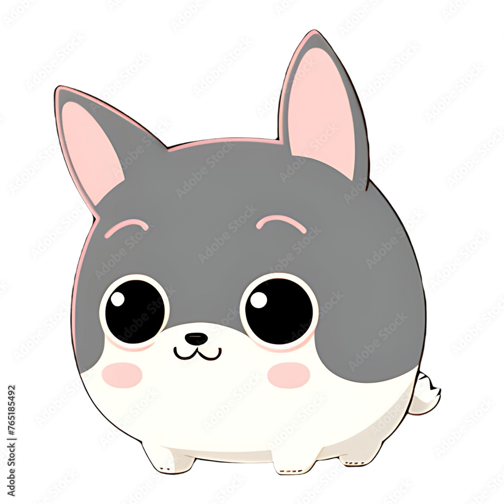 A cute cartoon Dog. Perfect for sticker, t-shirt or Design template. generative AI. V
A cute cartoon Dog. Perfect for sticker, t-shirt or Design template. generative AI. V