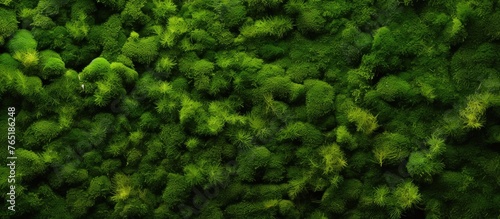 Lush forest filled with various green vegetation