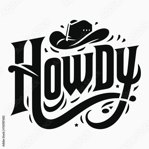 Western Cowboy Tees Howdy T-Shirt,Cowboy Design,Howdy Design