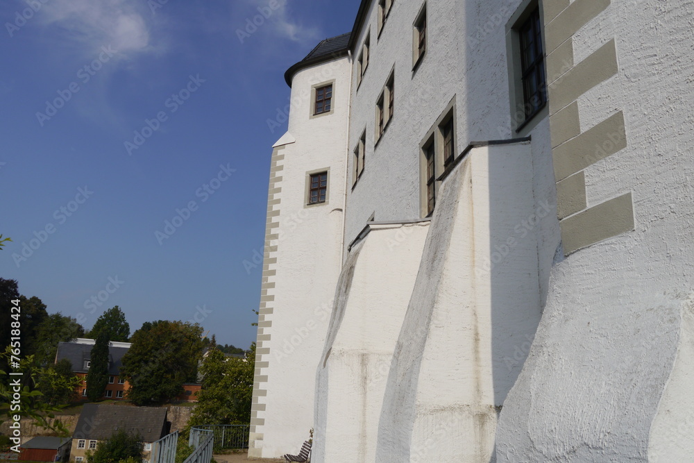 Schloss Wildeck in der Stadt Zschopau im Erzgebirge 