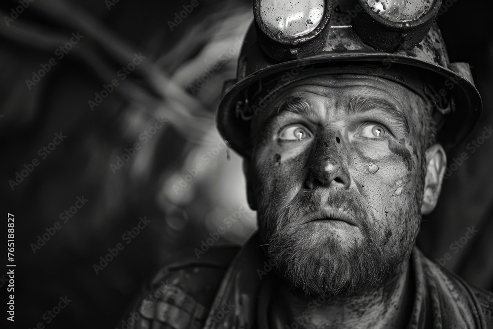 Exploring the Depths: A Portrait of a Miner in the Heart of a Mining Shaft Exploring the Depths: A Portrait of a Miner in the Heart of a Mining Shaft