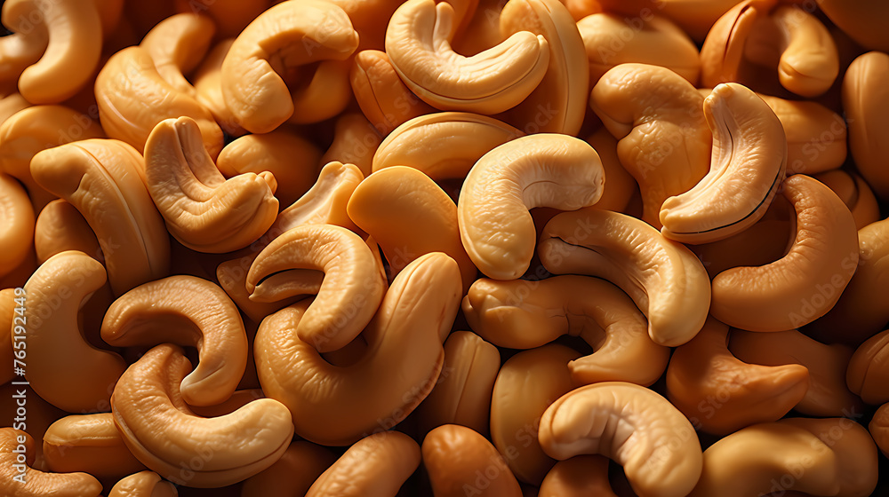 Plenty of delicious raw cashews Plenty of delicious raw cashews