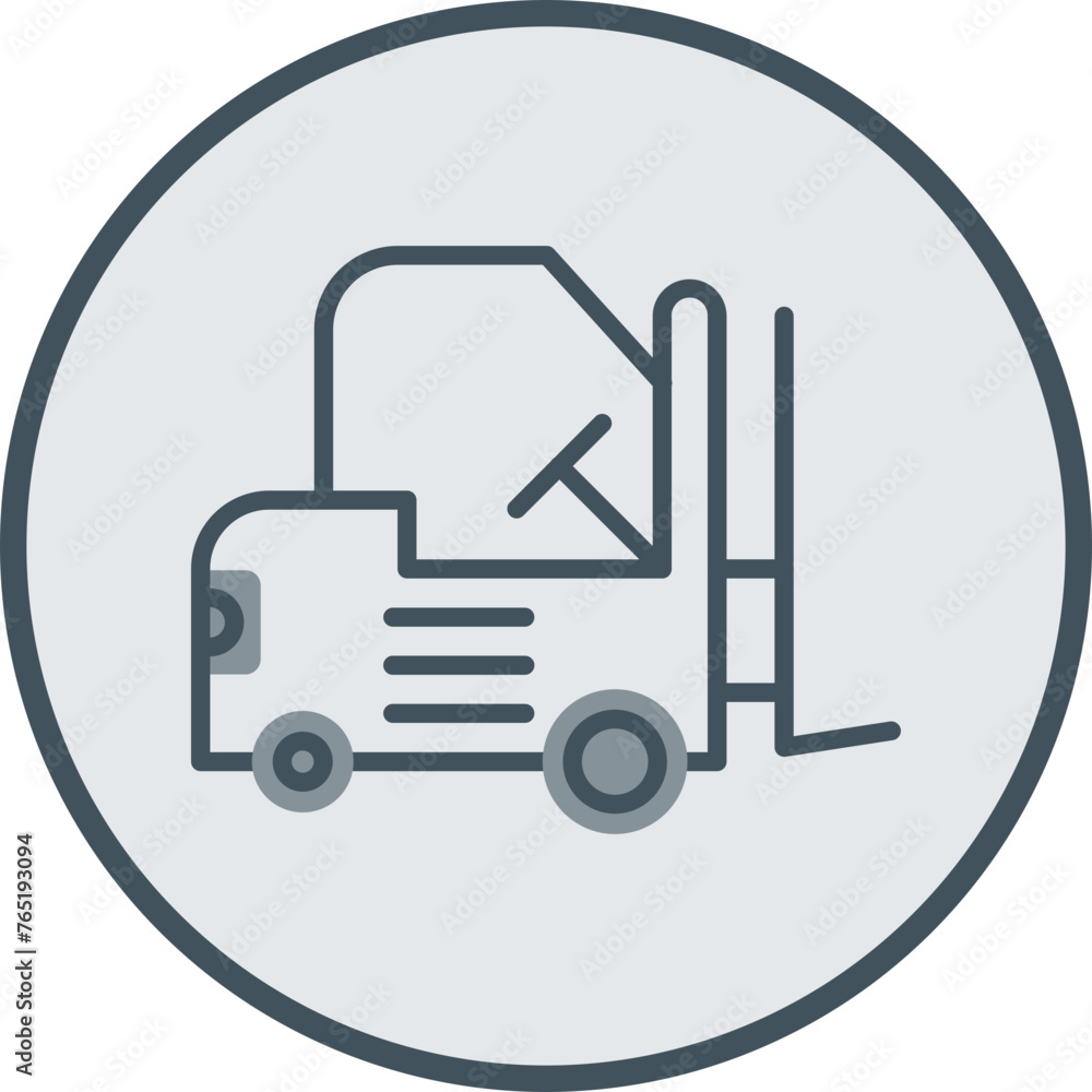Lifter Line Fill Circle Icon Lifter Line Fill Circle Icon
