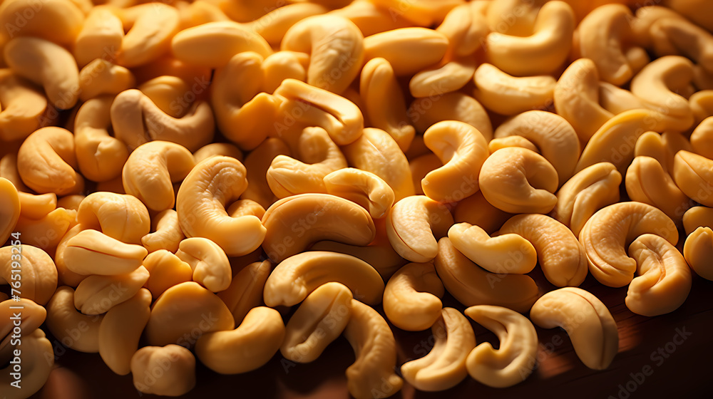 Plenty of delicious raw cashews Plenty of delicious raw cashews
