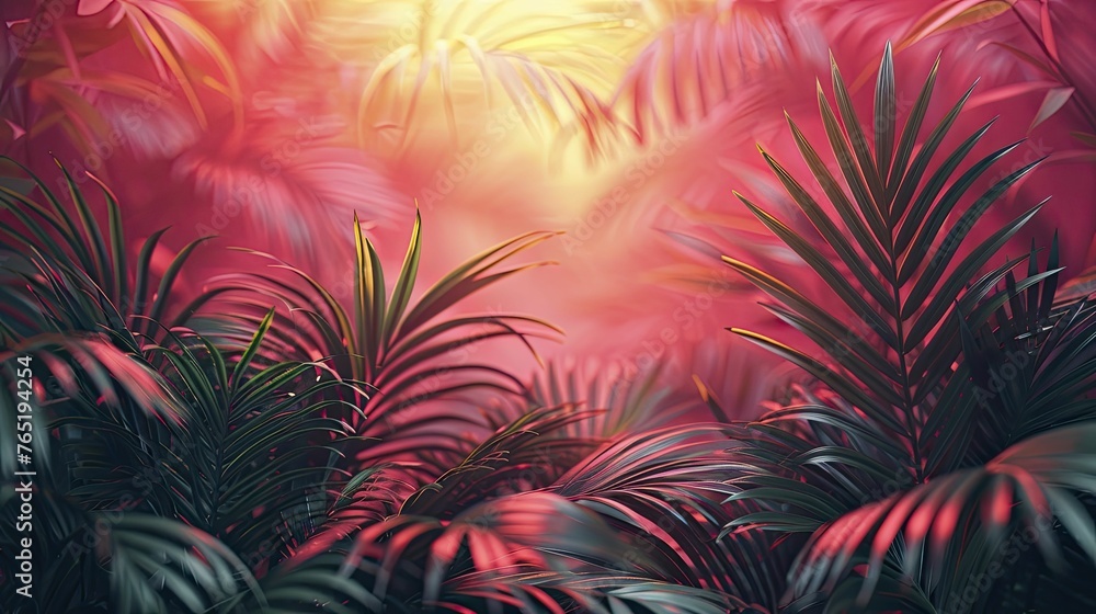 summer style with a vibrant blend of Tropical Palm Leaves and Beach Sunset motifs for your resort wear and decor display! summer style with a vibrant blend of Tropical Palm Leaves and Beach Sunset motifs for your resort wear and decor display!
