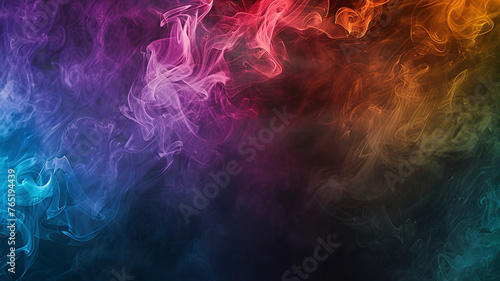 full hd dark background with smoke, dark colors with smoke, smoke in the dark, dark banner