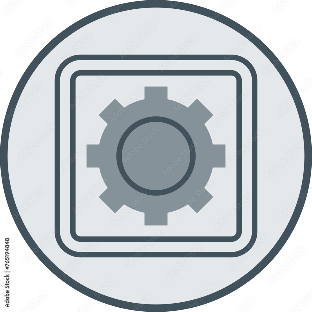 Settings Line Fill Circle Icon Settings Line Fill Circle Icon