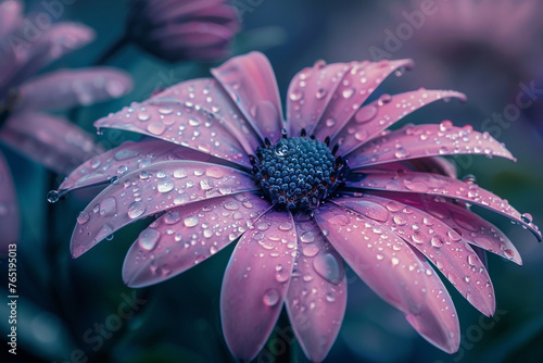 water droplets on a flower