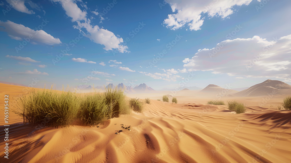 Desert Sahara Desert Landscape View Aspect 16:9 Desert Sahara Desert Landscape View Aspect 16:9