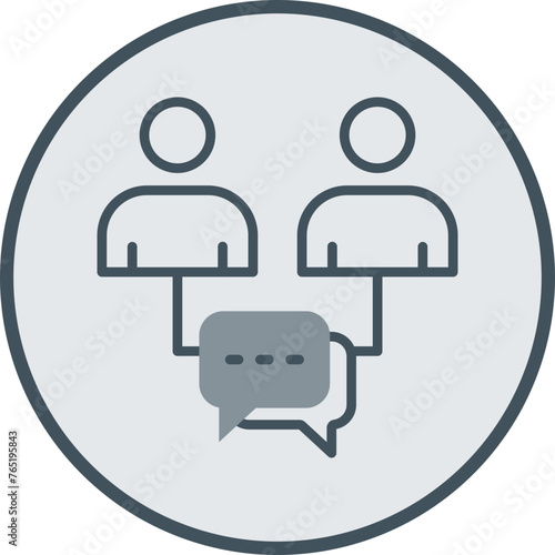 Engage Line Fill Circle Icon