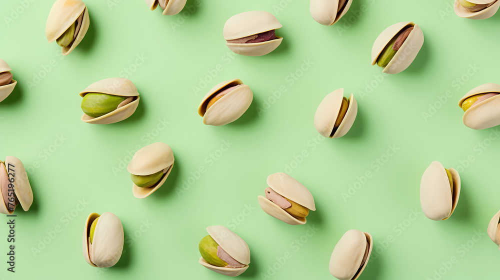 Background filled with rich pistachios Background filled with rich pistachios