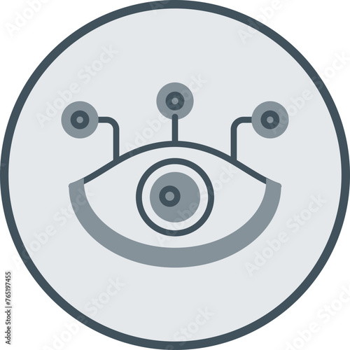 Bionic Line Fill Circle Icon