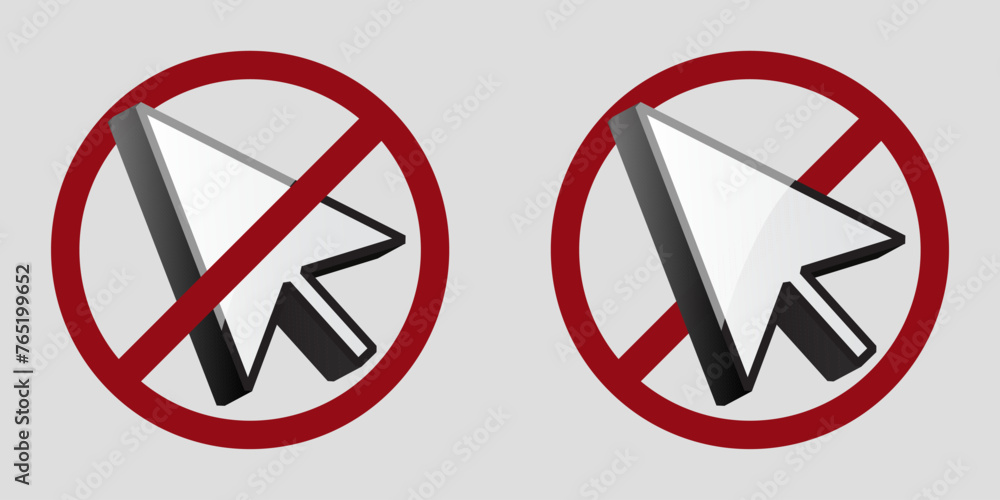 no click scam website ban prohibit icon. Not allowed click unknown link. Forbidden fraud click no click scam website ban prohibit icon. Not allowed click unknown link. Forbidden fraud click