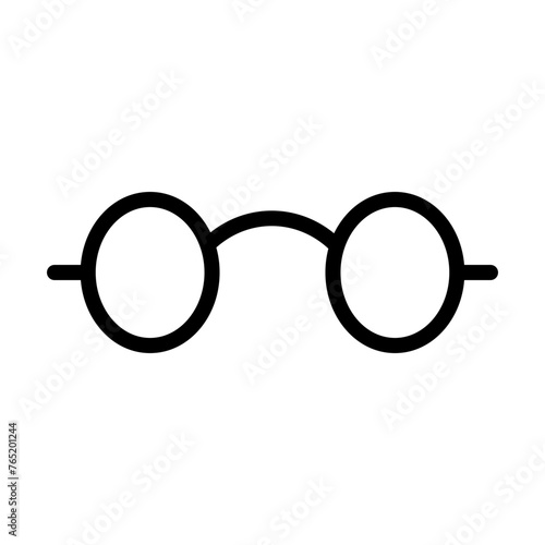 Reading Glasses Vector Line Icon Design