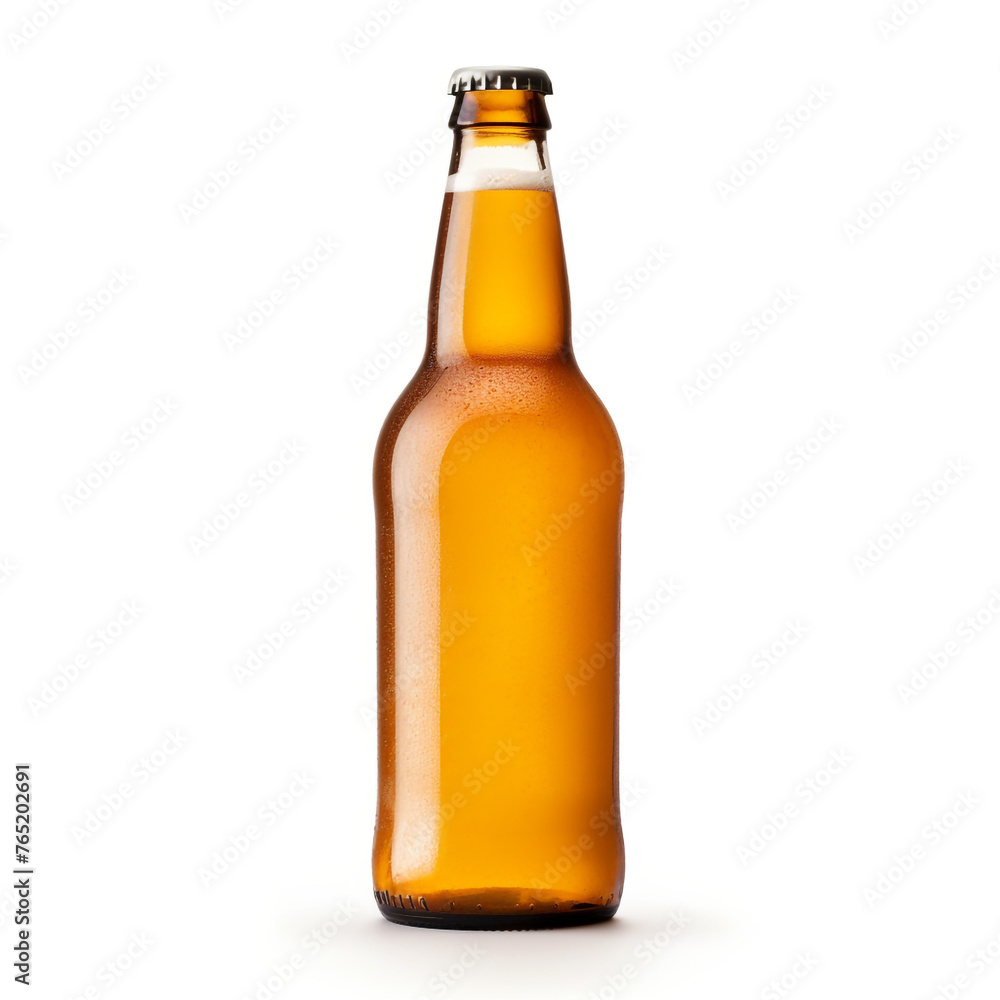 beer isolated on white background сreated with Generative Ai