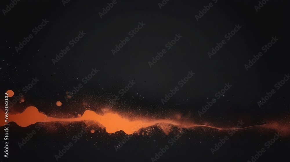 dark black with light night orange color gradient rough abstract background
