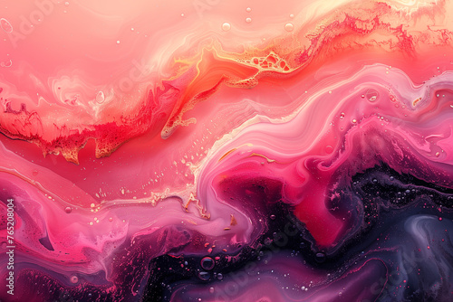 background paint with a surface created from liquid colors on water
