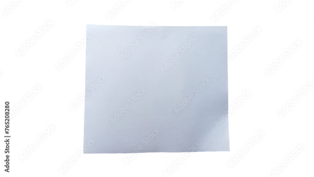 White Blank Paper Template with Space for Design, 3D Illustration White Blank Paper Template with Space for Design, 3D Illustration