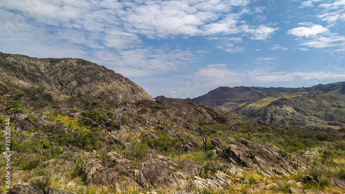 Mountains in the state of Minas Gerais in Brazil. They are part of the Serra do Cipó region.