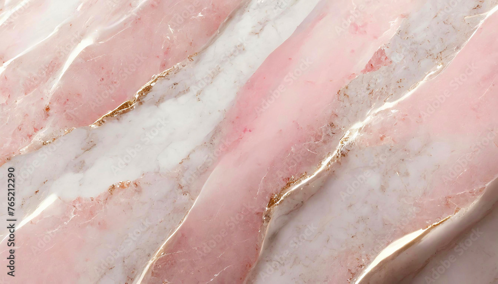Naklejka premium Różowe abstrakcyjne tło do projektu, tekstura marmuru, wzór w kształcie fal, tapeta