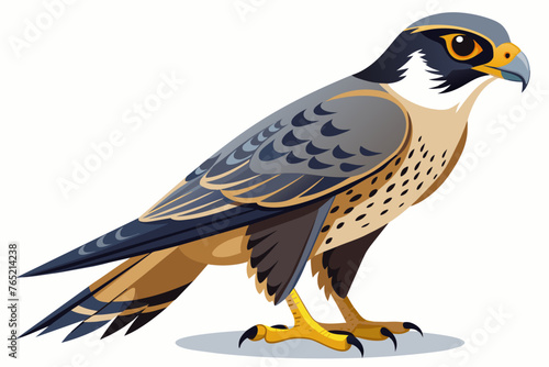  falcon full body high detail vector 