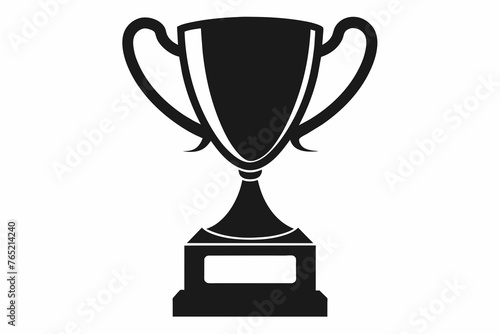 trophy vector silhouette 