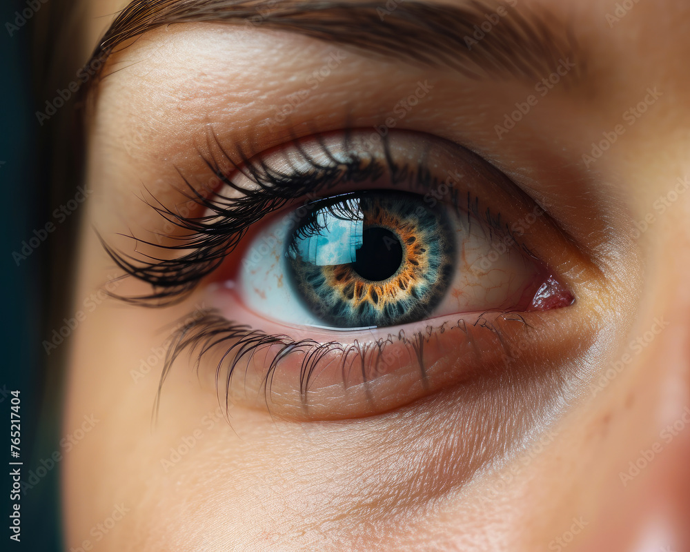 Fototapeta premium Close-up of beautiful woman eye
