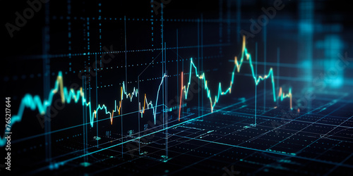 Stock market data on high resolution LCD screen
