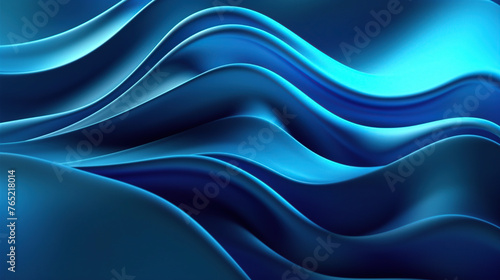 abstract blue background with lines. technology. , Generative AI photo