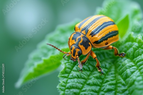 Pests on the farm. Background with selective focus and copy space