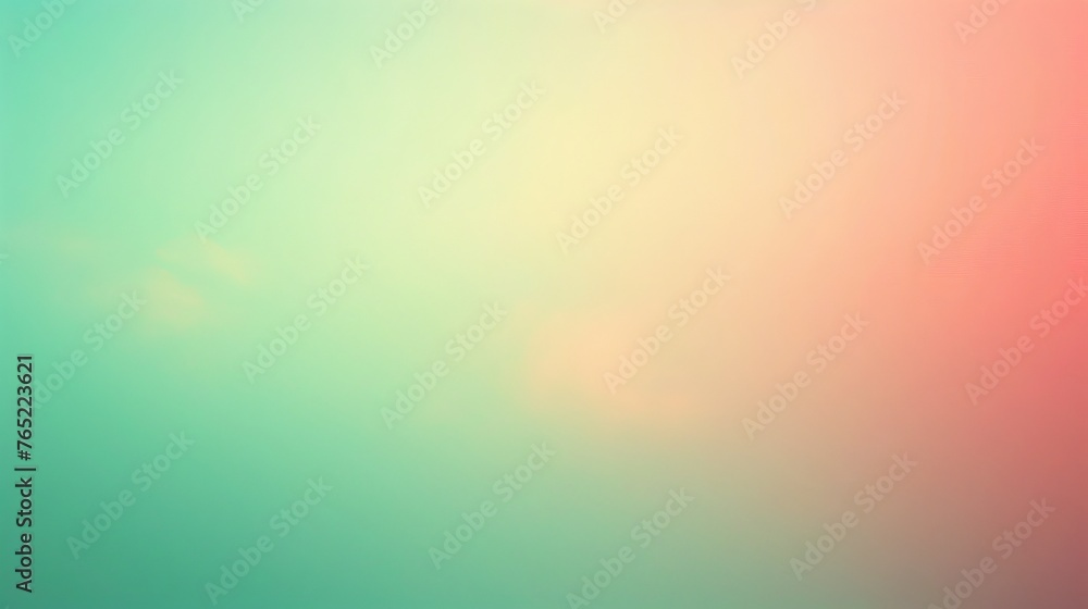 Tranquil transition from turquoise to pink in a soft sky gradient. Ethereal atmosphere created by a soothing pastel gradient. Gentle flow of calming colors for a peaceful abstract background.