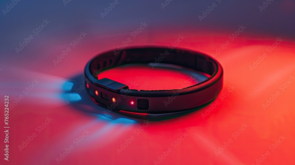 High-tech pet collars with activity tracking, health monitoring, and location tracking, solid color background, 4k, ultra hd High-tech pet collars with activity tracking, health monitoring, and location tracking, solid color background, 4k, ultra hd