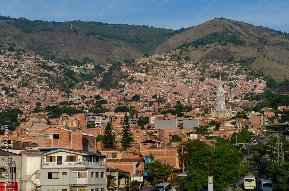 Barrio Manrique, Medellín, Colombia, Sur America