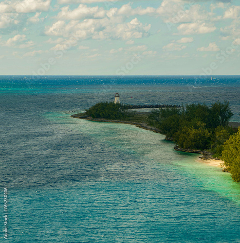 Lighthouse on Breakwater in Nassau © dbvirago
