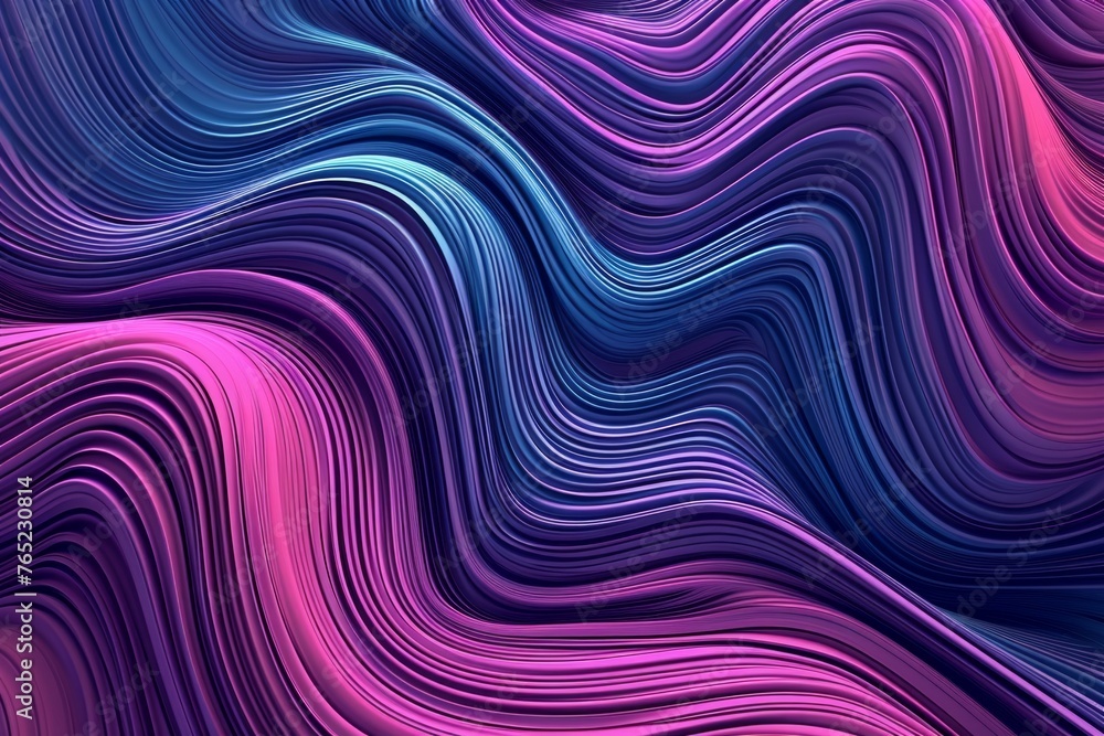 Explore the twist: striped background with abstract diagonal warped lines pattern
