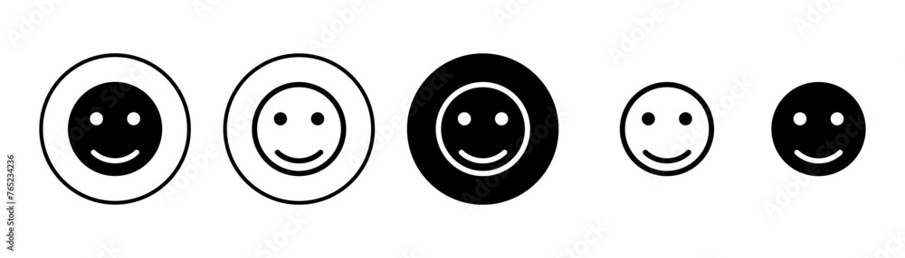 Smile icon vector isolated on white background. Smile vector icon. Emoticon Icon vector. Emoji Smile icon vector isolated on white background. Smile vector icon. Emoticon Icon vector. Emoji
