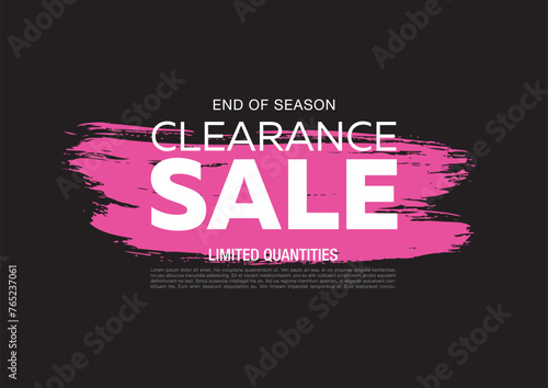 sale banner layout design vector illustration