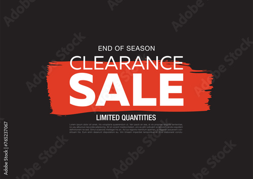 sale banner layout design vector illustration