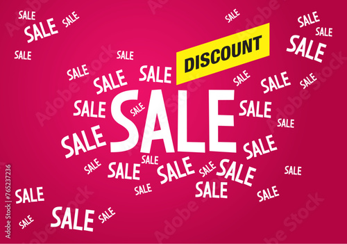 sale banner layout design vector illustration