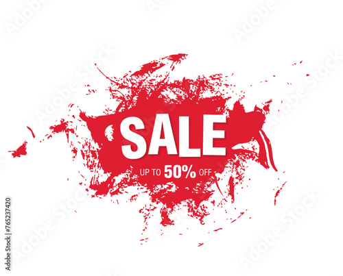 sale banner layout design vector illustration