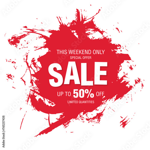 sale banner layout design vector illustration