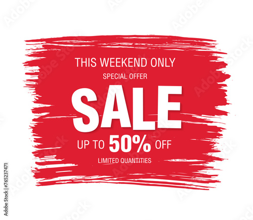 sale banner layout design vector illustration