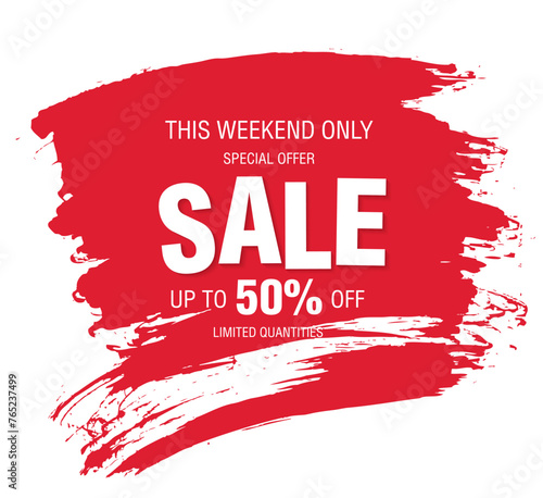 sale banner layout design vector illustration