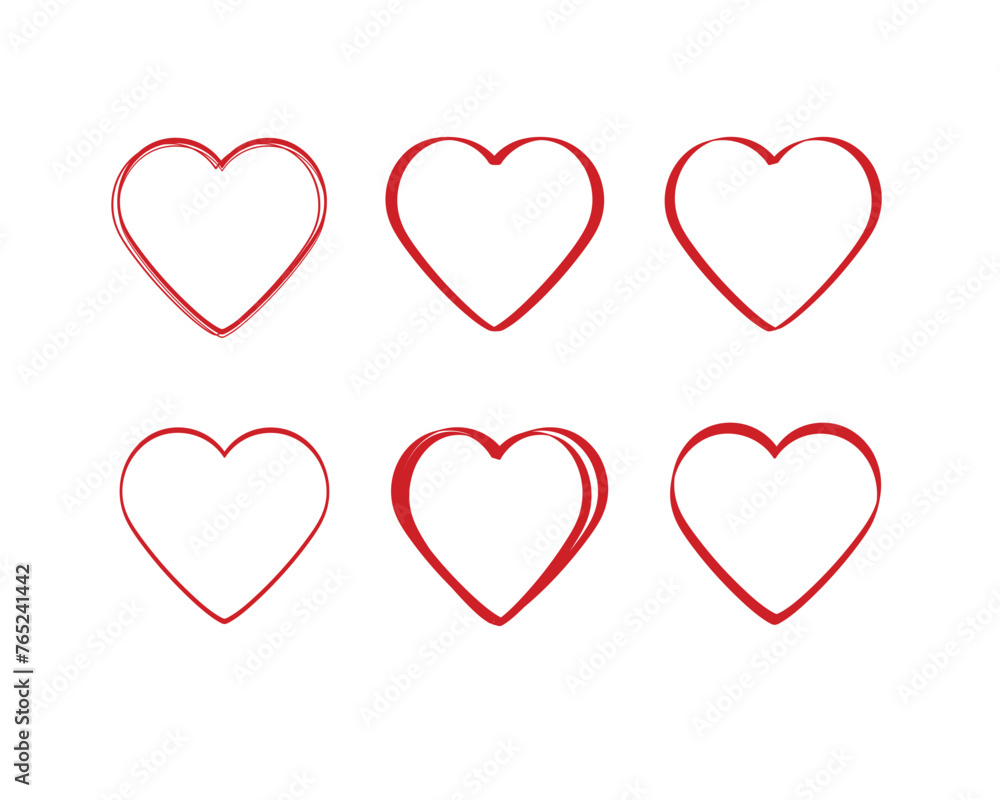 red heart flock red heart flock