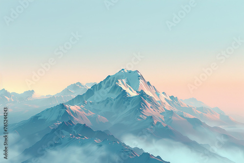 Mountains in the morning © ArtisticLens