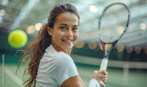 Professional female tennis player