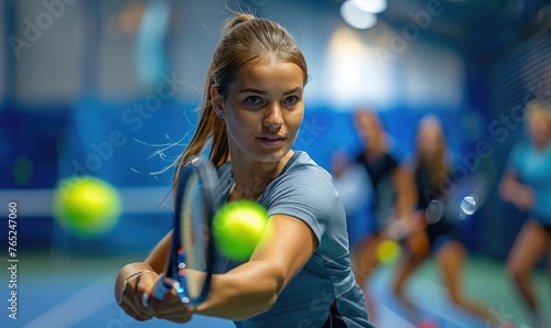 Professional female tennis ...
