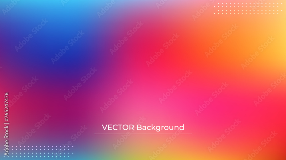 Smooth and blurry colorful gradient mesh background. Modern bright rainbow colors. Easy editable soft colored vector banner template. Premium quality Smooth and blurry colorful gradient mesh background. Modern bright rainbow colors. Easy editable soft colored vector banner template. Premium quality