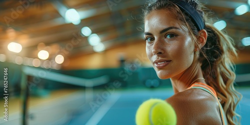 Professional female tennis ...