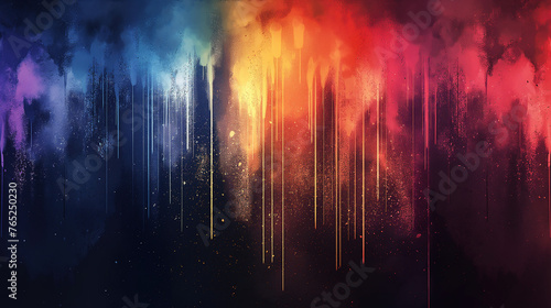 abstract colorfull background with paint